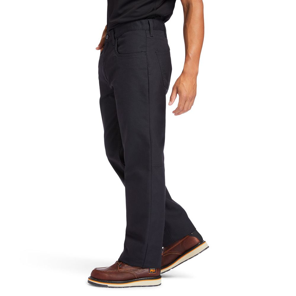 Pantalones Timberland Hombre Pro® 8 Series Flex Lona Work Negras - Chile LMV-829507